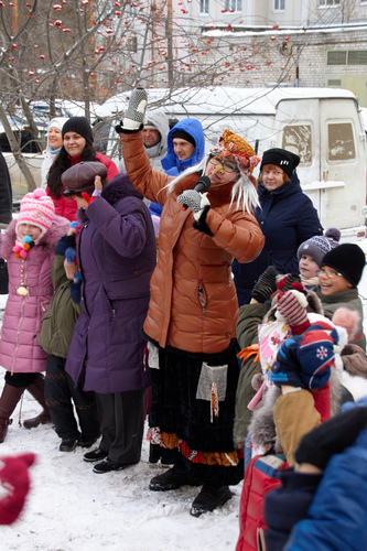 Новогодний праздник двора 2016