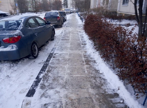 Уборка снега. Декабрь 2016.
