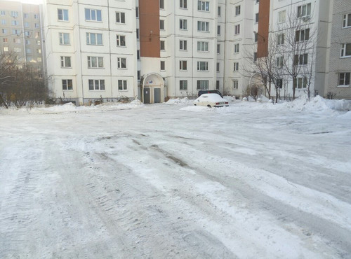 Уборка снега. Январь 2017.