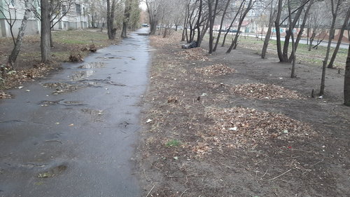 Ремонт тротуара. Ноябрь 2019 г.